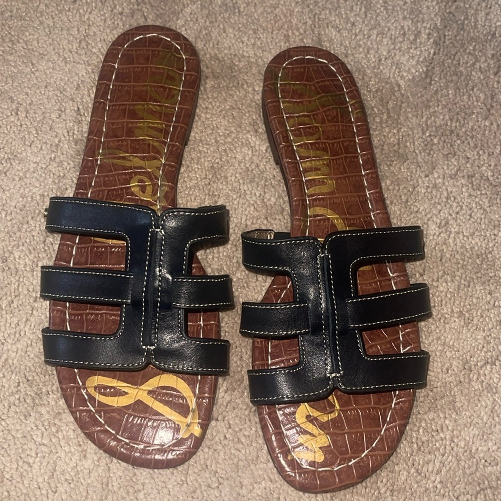 Sam Edelman Black Slide Sandals